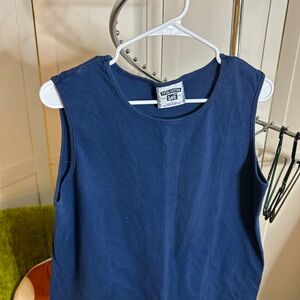 Lee Navy Sleeveless Tank
